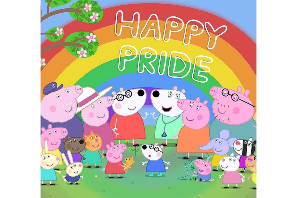 Desenho Peppa Pig celebra Mês do Orgulho LGBT e recebe críticas - Cidades -  R7 Folha Vitória
